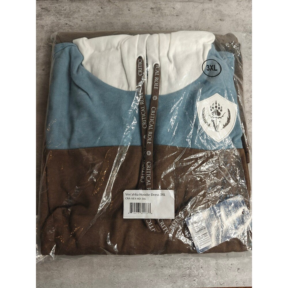 Critical Role Vex'Ahlia Women's Hoodie Dress 3XL NWT D&D Vox Machina Apparel